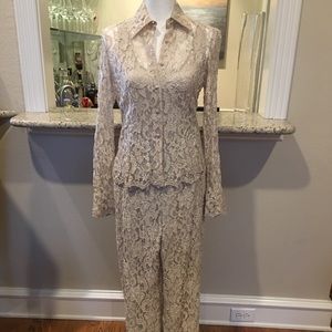 Basic II Champagne Cocktail pantsuit